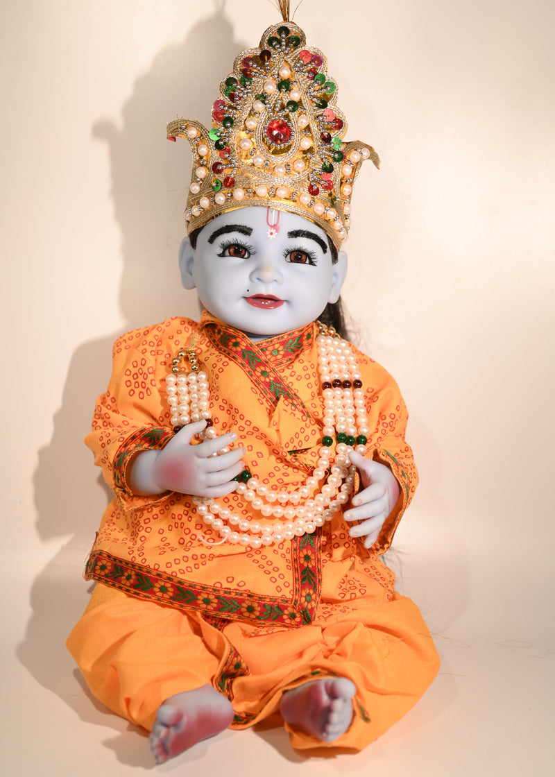 Premium Silicone Bal Krishna Doll 18 inch